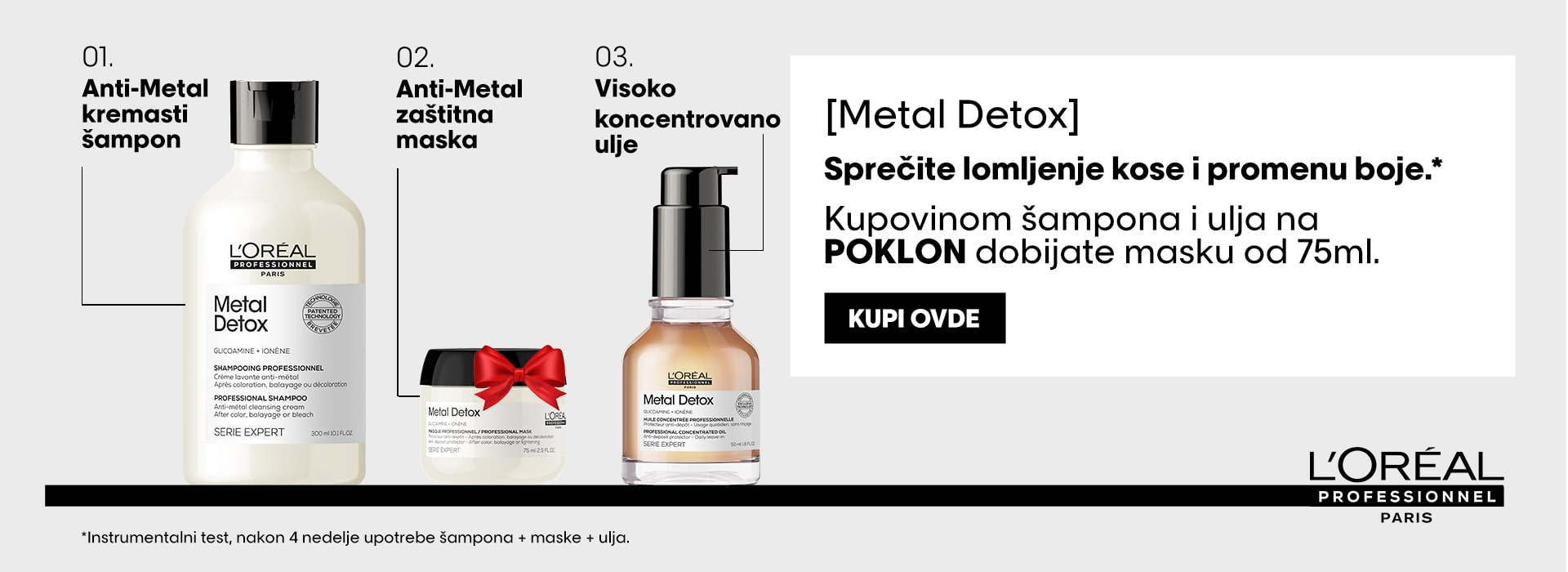 Metal Detox poklon maska